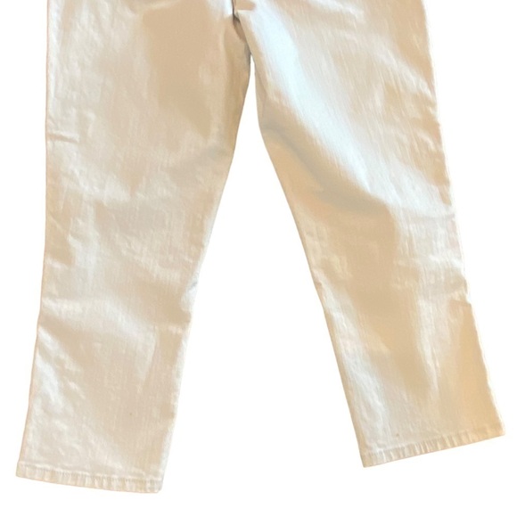 NYDJ Alina Skinny Embroidered Capri Jeans Lift Tuck Size 2 - Picture 9 of 12